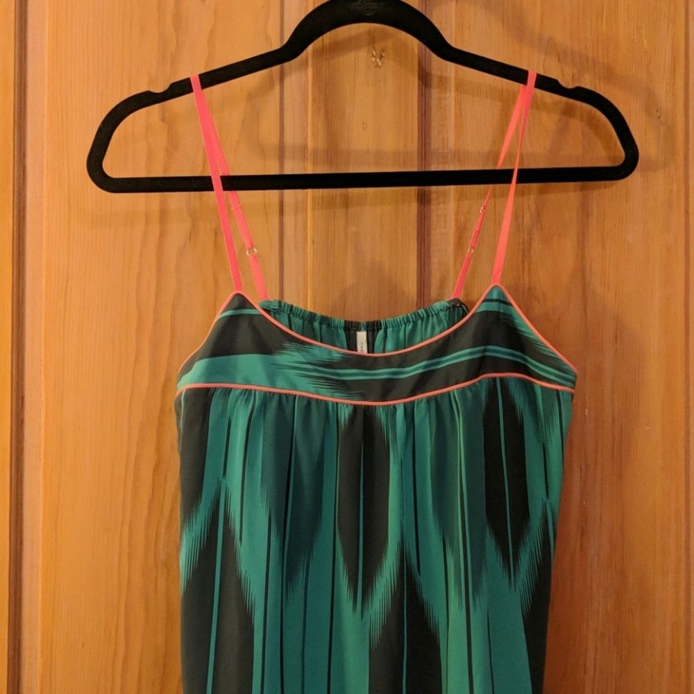100% silk maxi dress